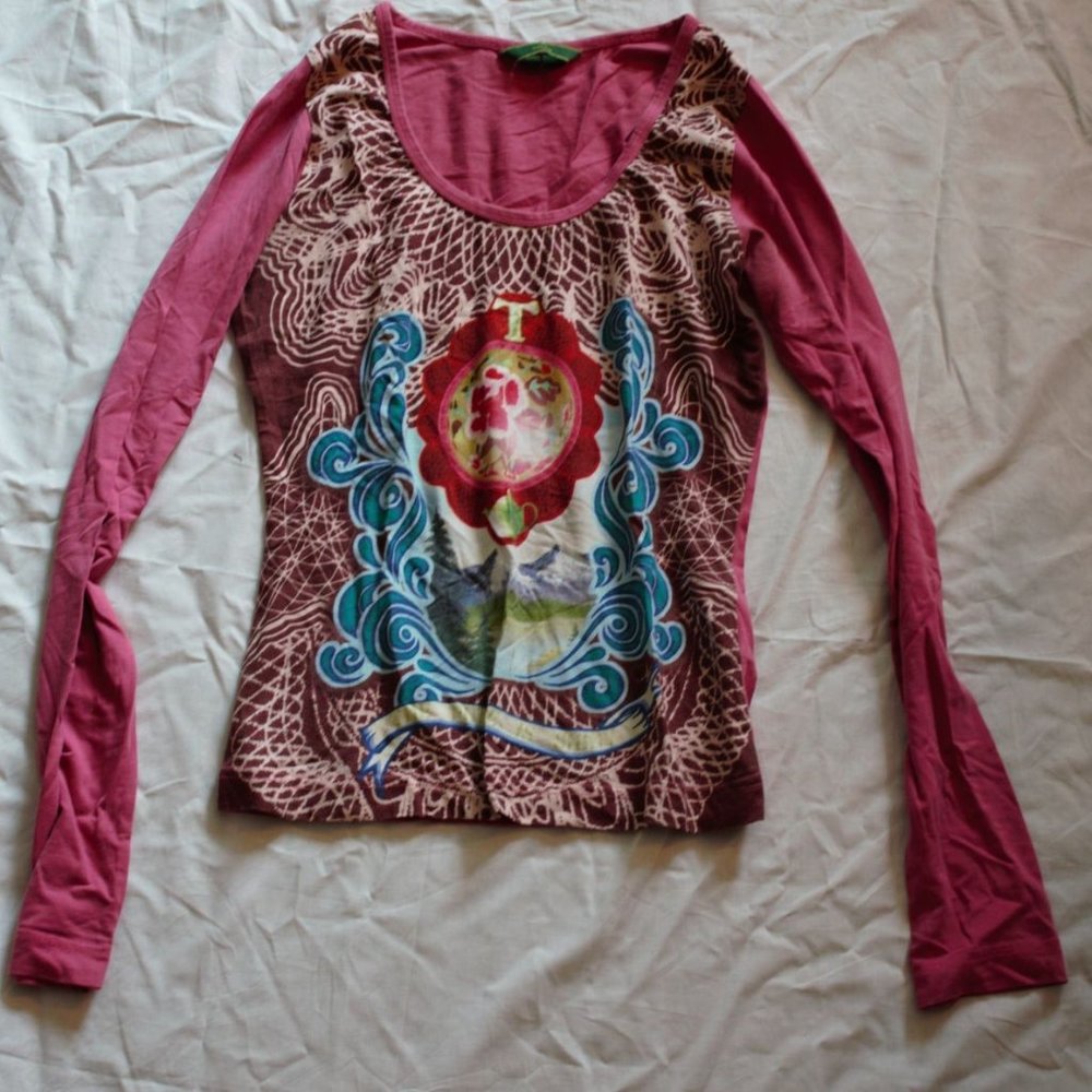 "The Future is Shiny" XS shirt by Oilily